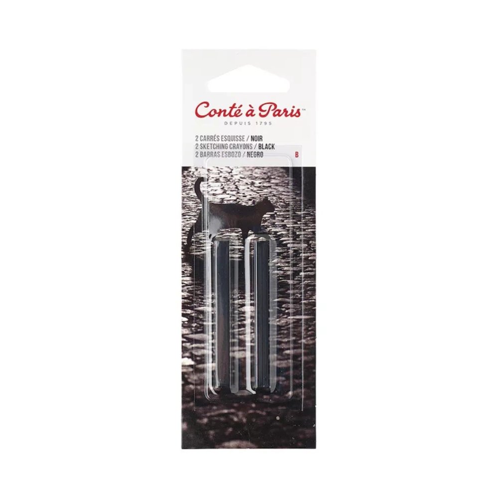Conté à Paris Blister 2 Carrés Esquisse Noir B