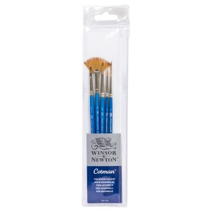 Cotman Short Handle Brush 5 Pack
