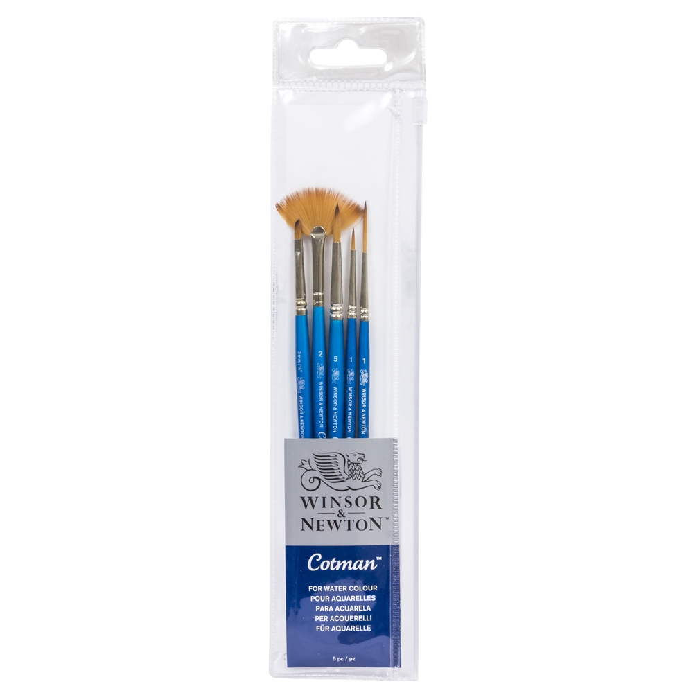 Cotman Short Handle Brush 5 Pack