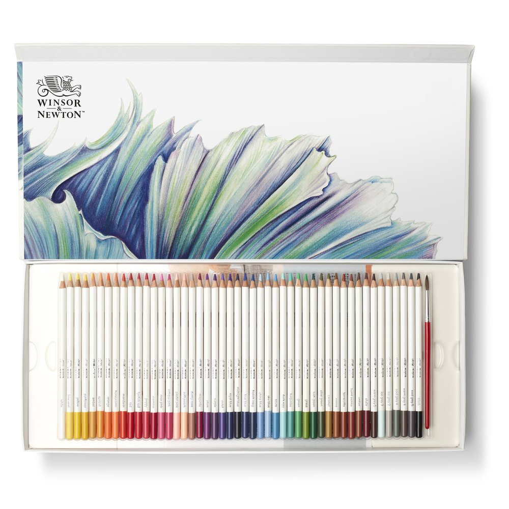 Winsor & Newton Studio Collection Coffret De Crayons Aquarellables 50 Pces