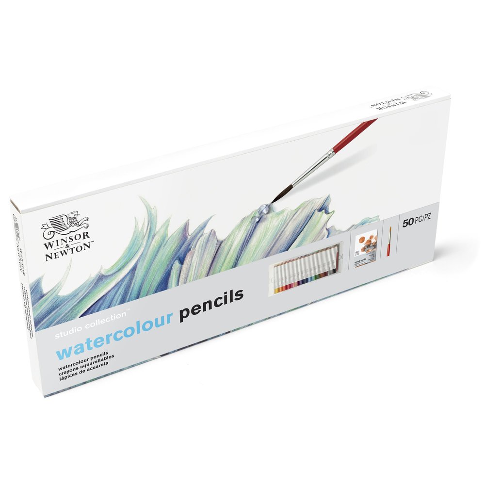 Winsor & Newton Studio Collection Coffret De Crayons Aquarellables 50 Pces