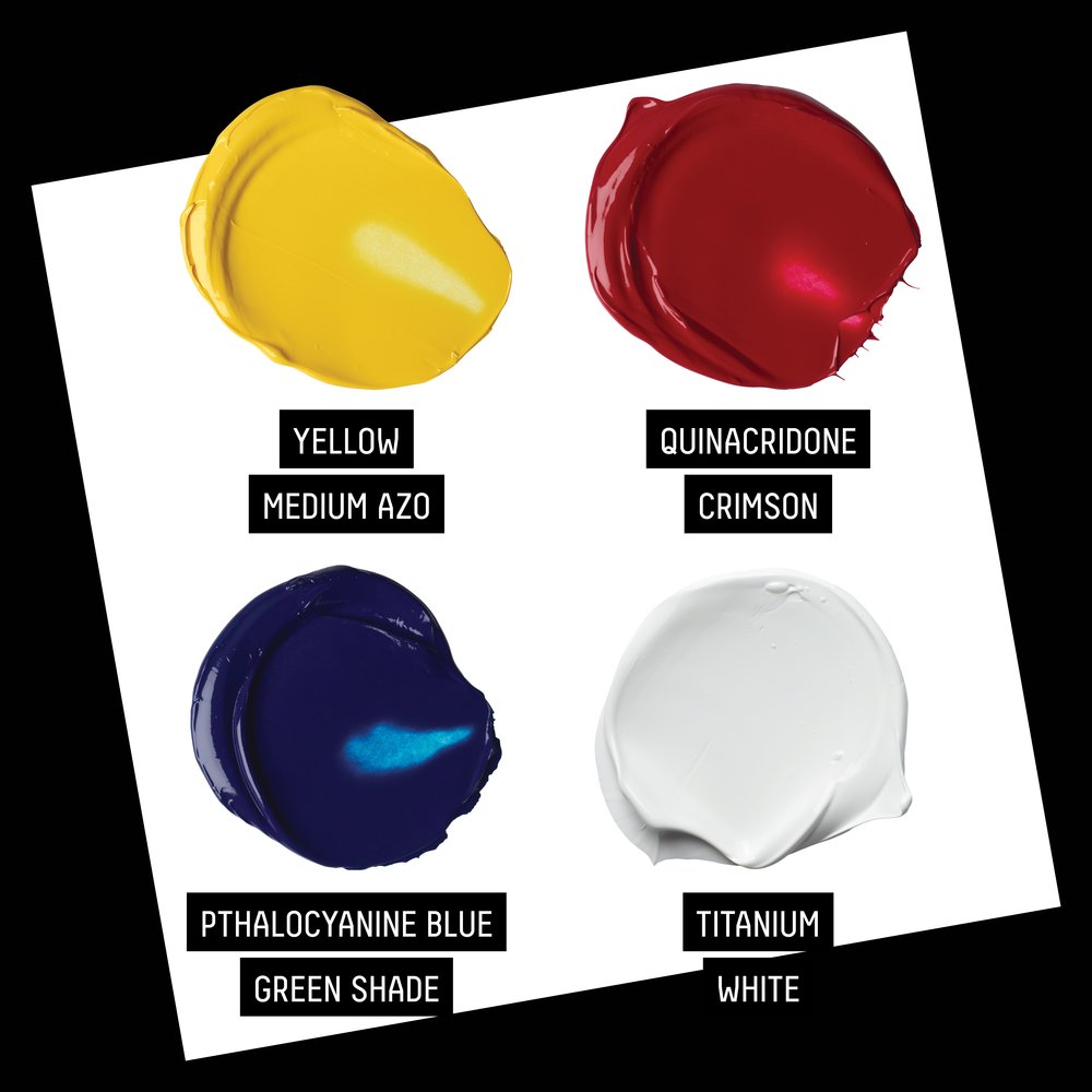 Liquitex Bio-Based Heavy Acrylic 4x75ml Set - Mélange