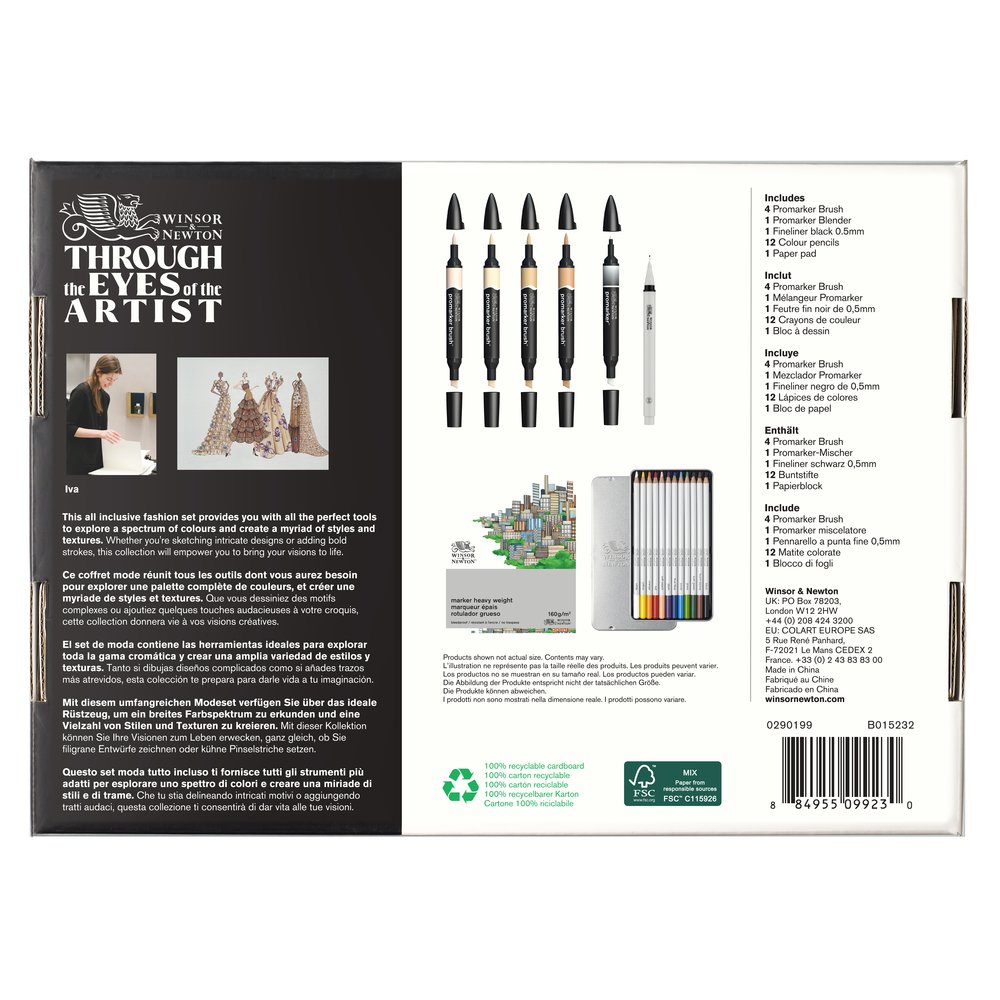 Winsor & Newton Mixed Media Set - Fashion