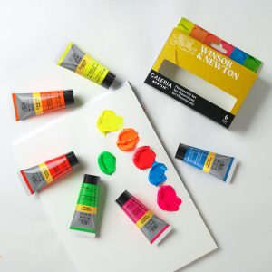 Winsor & Newton Galeria Acrylique Set 6x20ml Fluorescent