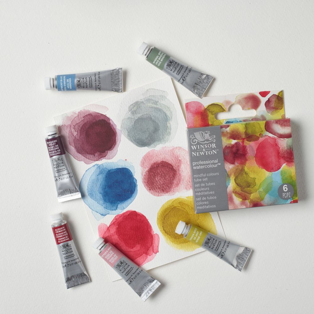 Winsor & Newton Professional Watercolour Set 6x5ml Couleurs Meditatives