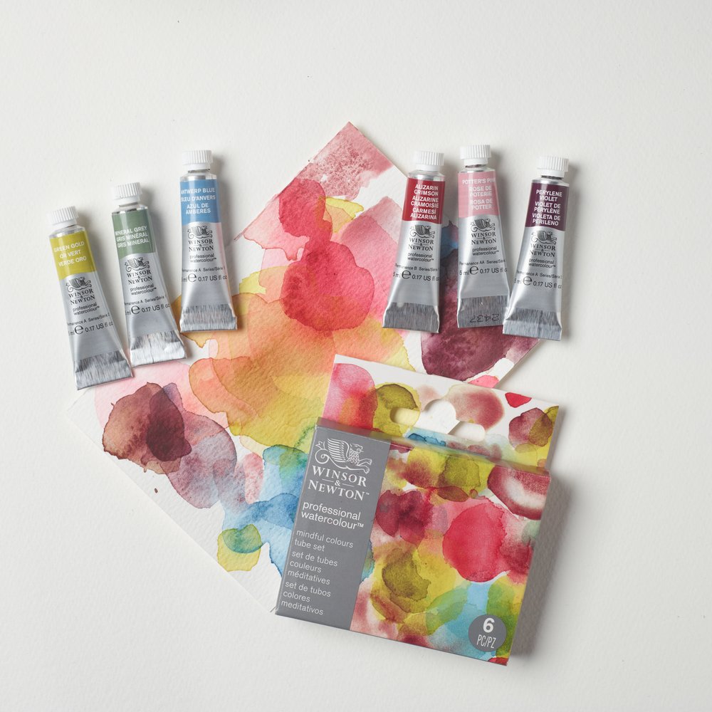 Winsor & Newton Professional Watercolour Set 6x5ml Couleurs Meditatives