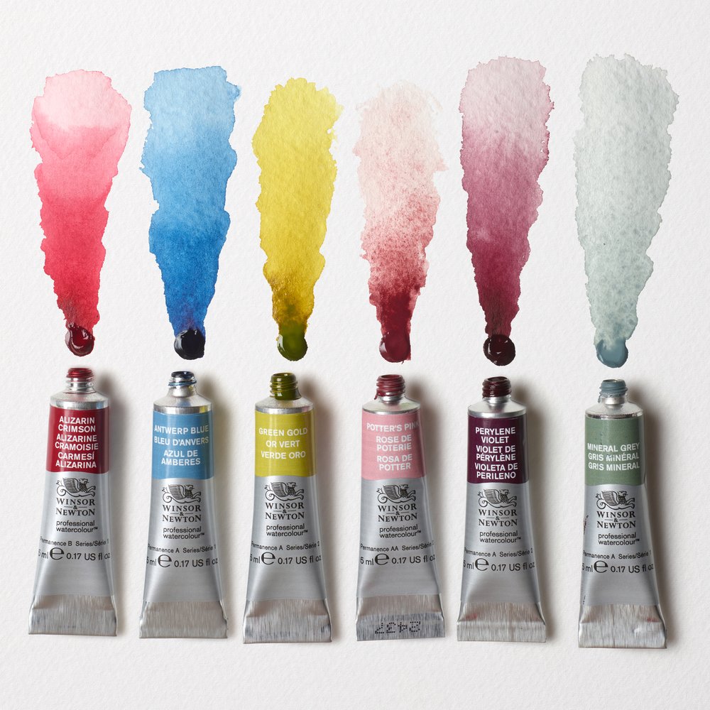 Winsor & Newton Professional Watercolour Set 6x5ml Couleurs Meditatives