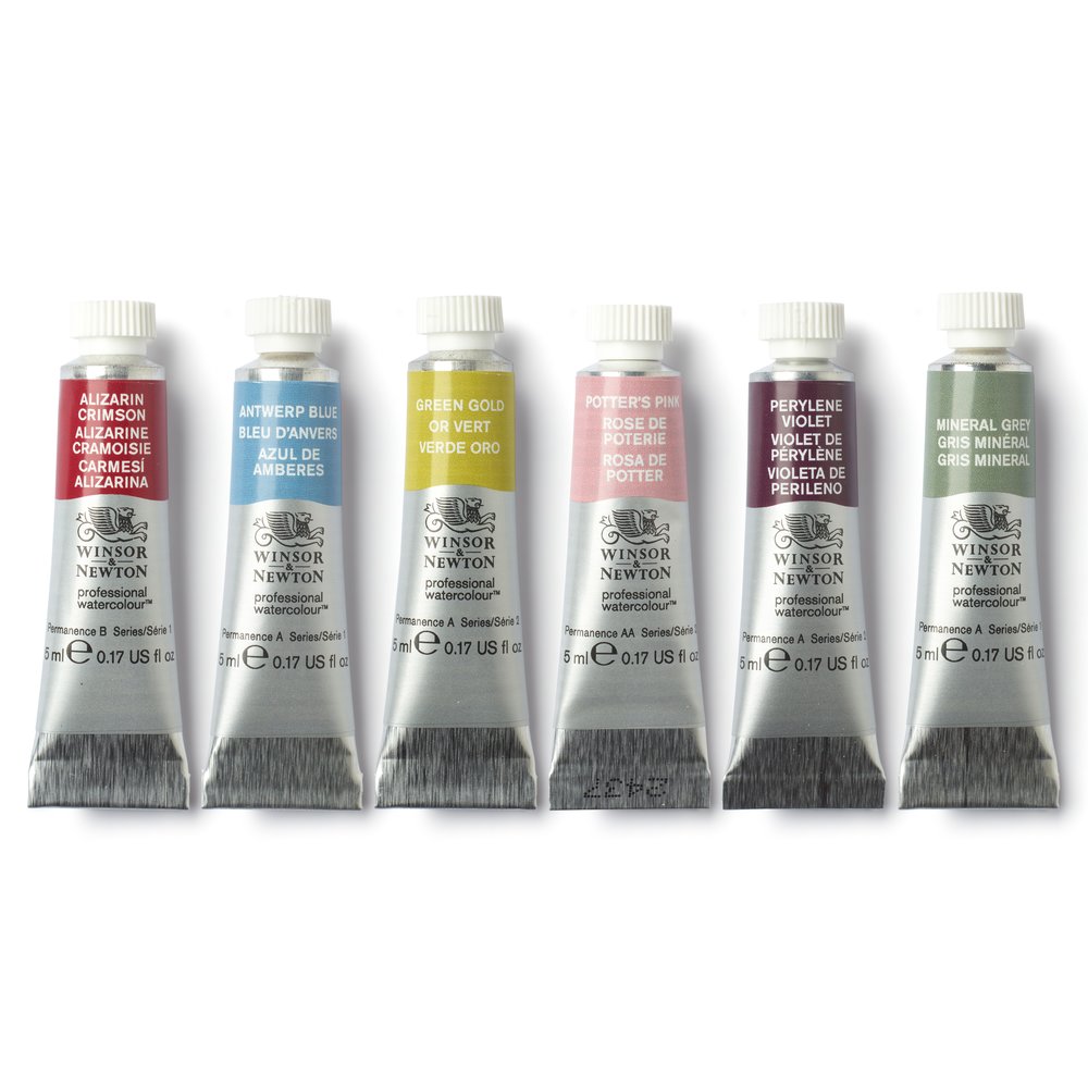Winsor & Newton Professional Watercolour Set 6x5ml Couleurs Meditatives