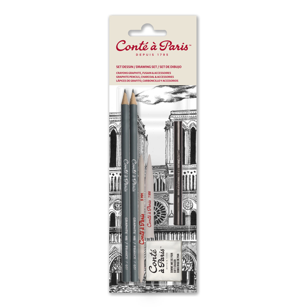 Conté à Paris Set Dessin