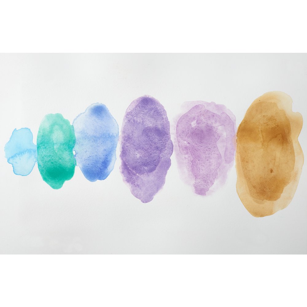 Winsor & Newton Professional Watercolour 6x5ml Tubes Set Granulation Row