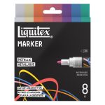 Liquitex Marker 8 x 2 mm - Set Métallique
