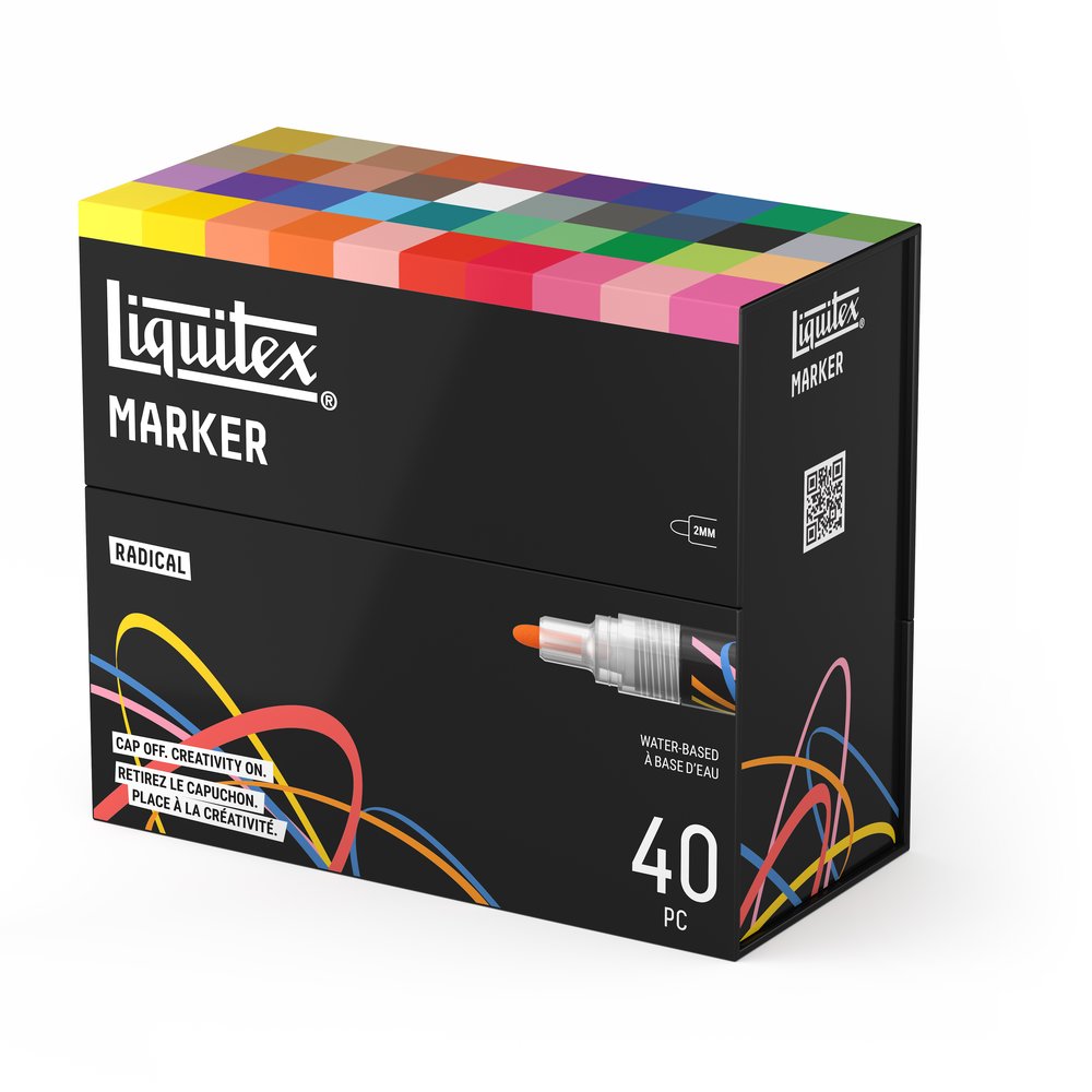 Liquitex Marker 40 x 2 mm - Set Radical