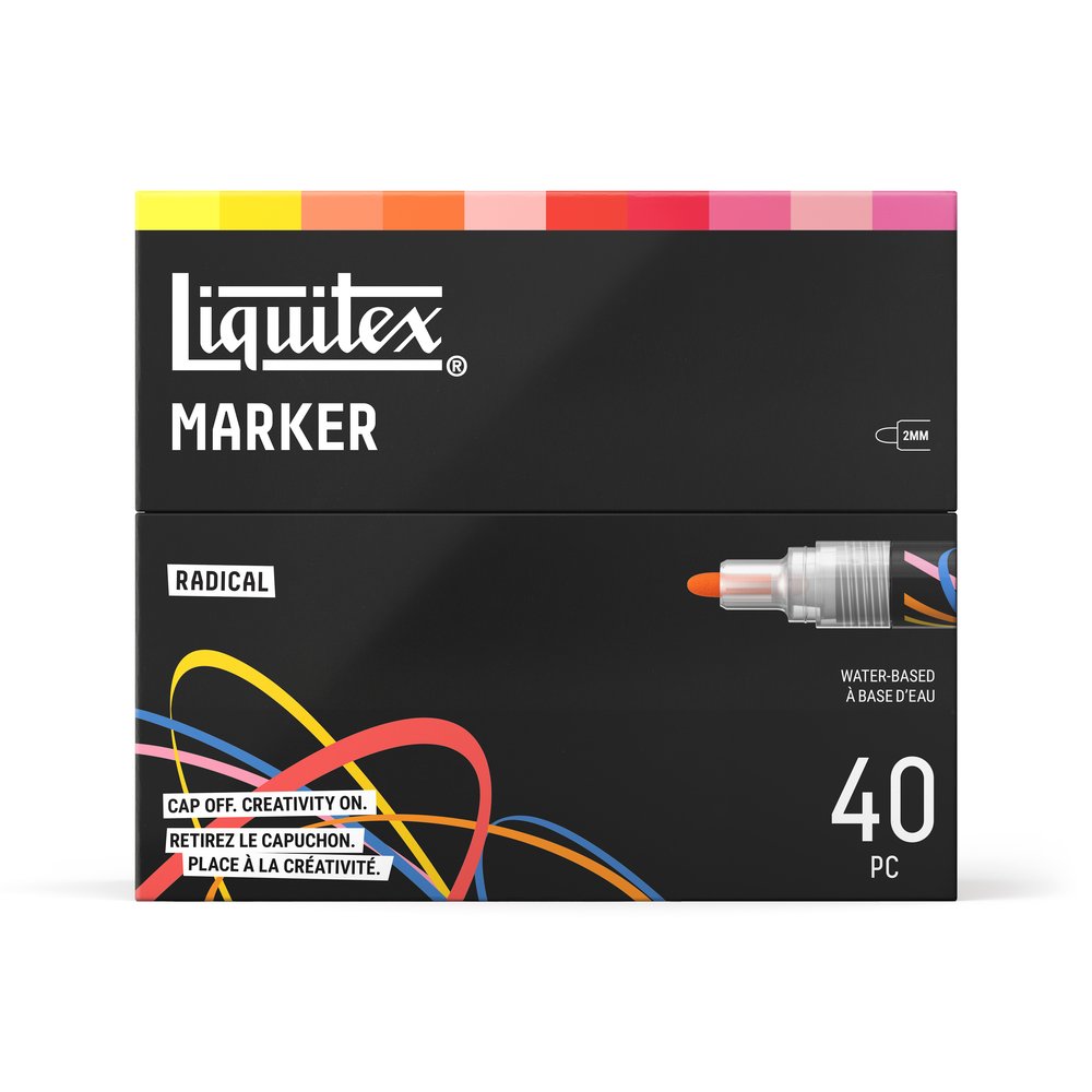 Liquitex Marker 40 x 2 mm - Set Radical