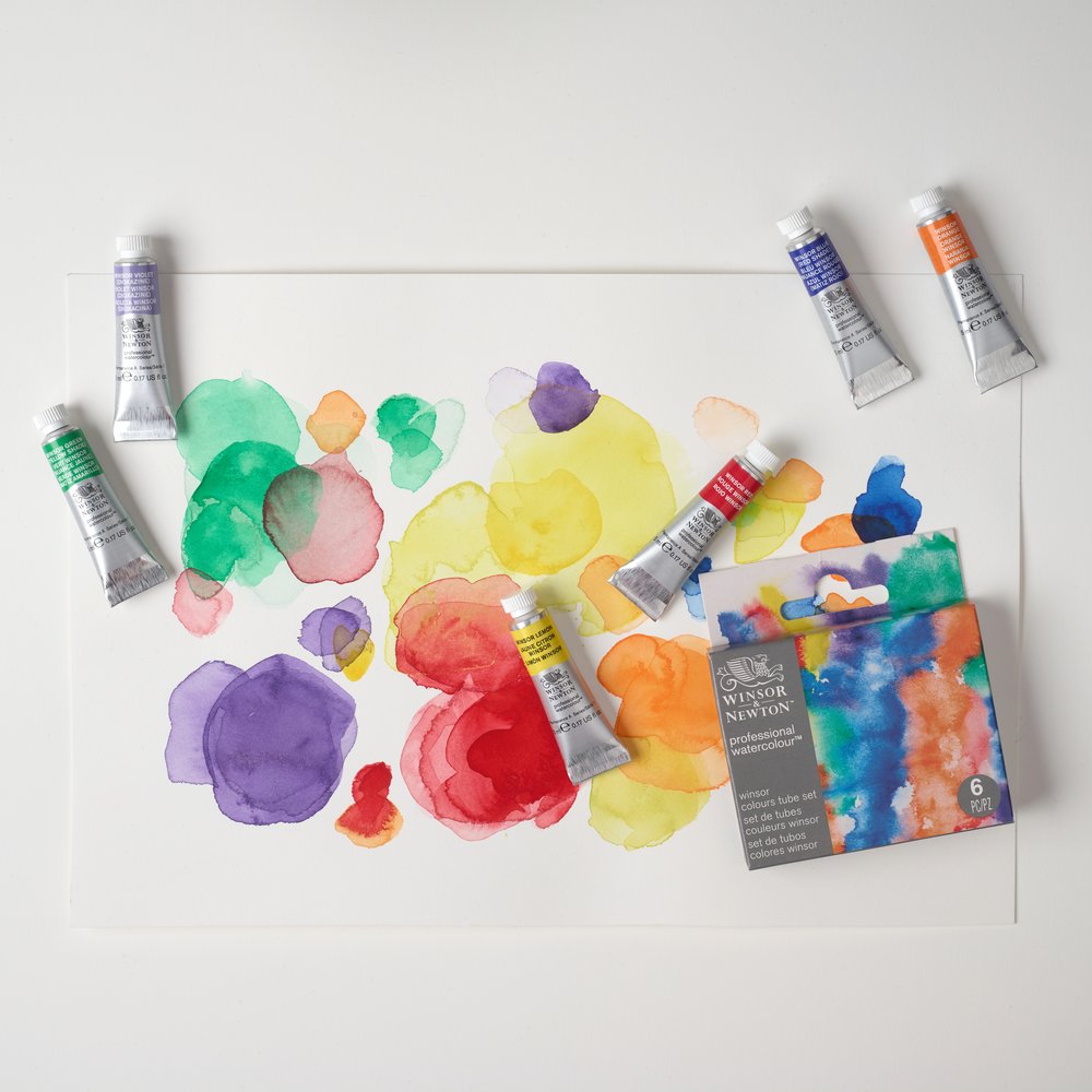 Winsor & Newton Professional Watercolour 6x5ml Tubes Set Winsor Row