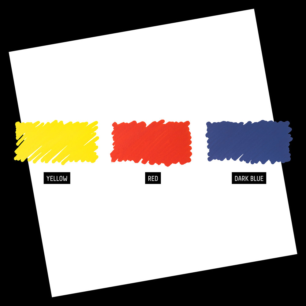 Liquitex Marker 3 x 2 mm - Set Primaire