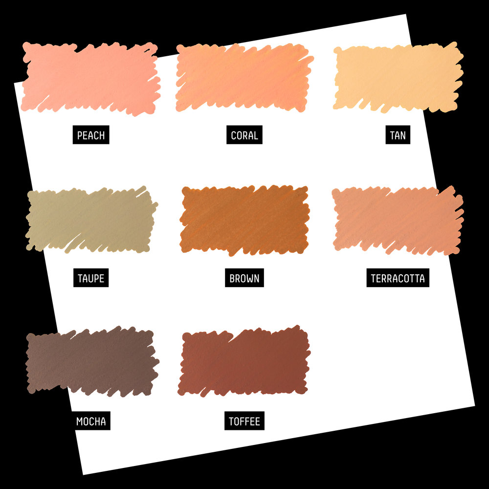 Liquitex Marker 8 x 2 mm - Set Portrait