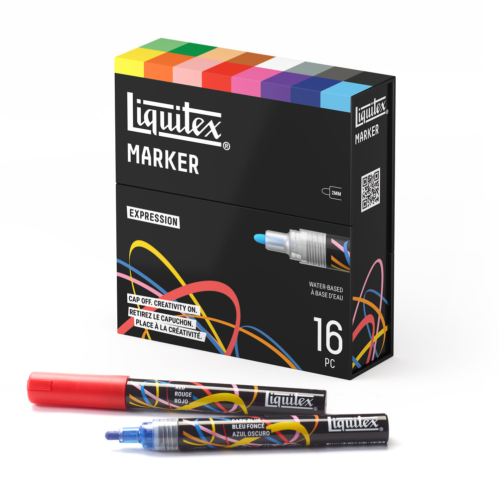 Liquitex Marker 16 x 2 mm - Set Expression