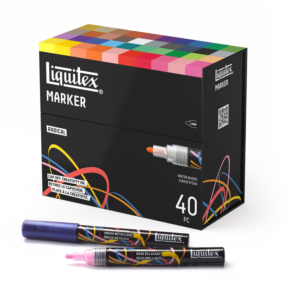 Liquitex Marker 40 x 2 mm - Set Radical