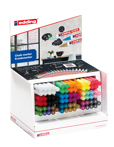 edding Présentoir e-4085 - 81 pièces