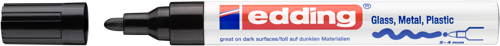 edding 750 Marqueur peinture brillante noir