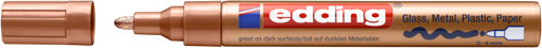 edding 750 Marqueur peinture brillante cuivre
