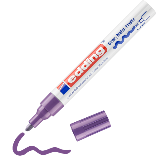 edding 750 Marqueur peinture brillante violet