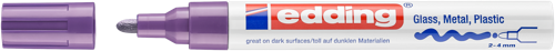 edding 750 Marqueur peinture brillante violet