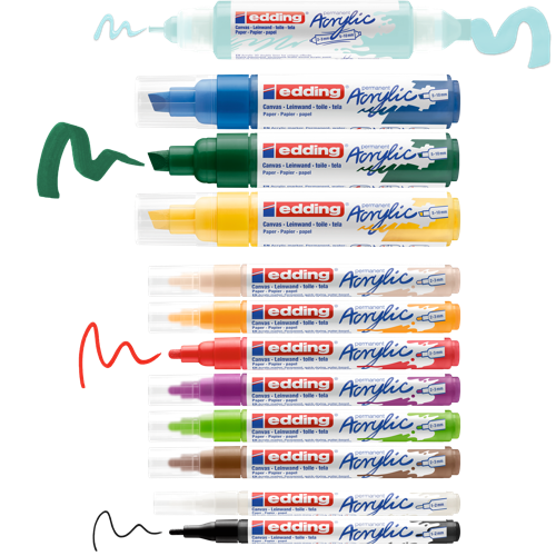 edding Kit créatif peinture acrylique base