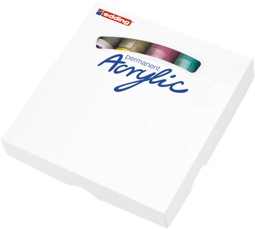 edding 5400 - Boite 5 couleurs - Modern Basic
