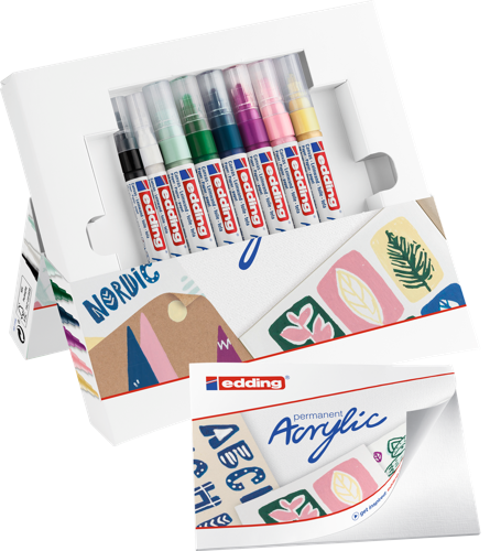 edding Kit début facile acrylique nordique