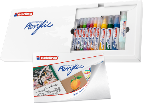 edding Kit créatif peinture acrylique base