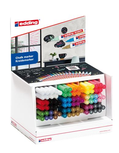 edding Présentoir e-4085 - 81 pièces