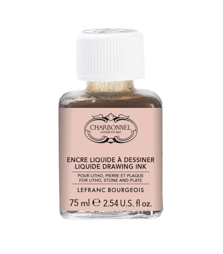 Charbonnel Encre à Dessin Lithographique Liquide 75ml