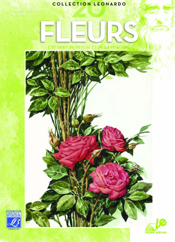 Lefranc Bourgeois Album Léonardo N°20 Fleurs à l'Aquarelle