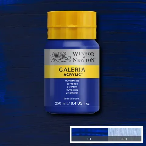 Winsor & Newton Acrylique Galeria 250ml Outremer