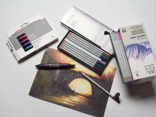 Winsor & Newton Studio Collection - Crayons Couleur x50
