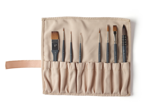 Winsor & Newton Professionnels Pinceaux Synthétiques pour Aquarelle 8 Paquets