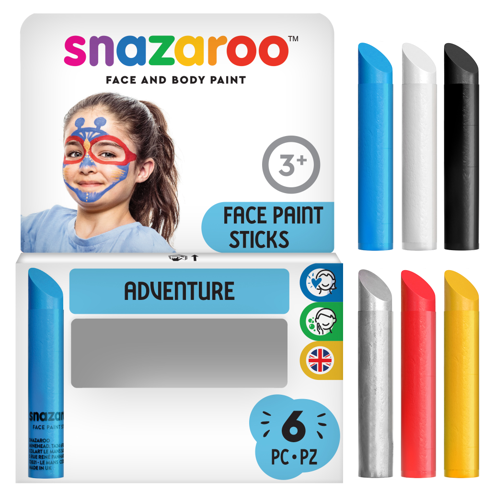 Snazaroo Sticks Peinture Pour Visage Garcons - EU de l'Ouest/US