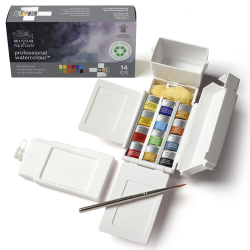Winsor & Newton Set de Poche Extérieur Aquarelle Professionnelle
