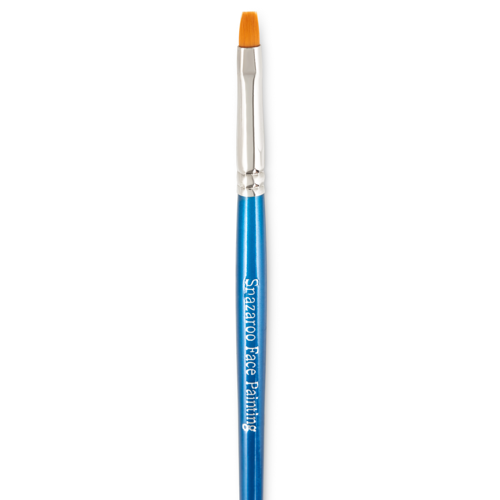 Snazaroo Pinceau Bleu Plat Fin  - Universel