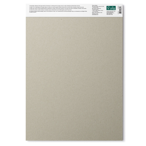 Winsor & Newton Papier Noir Bloc 200G A3 25 Feuilles