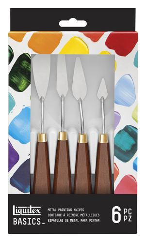 Liquitex Metal Painting Knives x6 Set