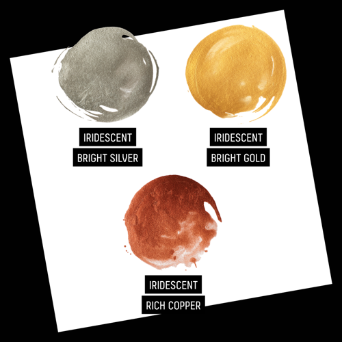 Liquitex Encre Acrylique Ink Pack 3 Couleurs Iridescentes
