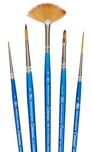 Cotman Short Handle Brush 5 Pack