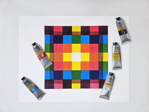 Winsor & Newton Galeria Acrylic Colour 5x60ml Tubes Set Quadrichromie / Process