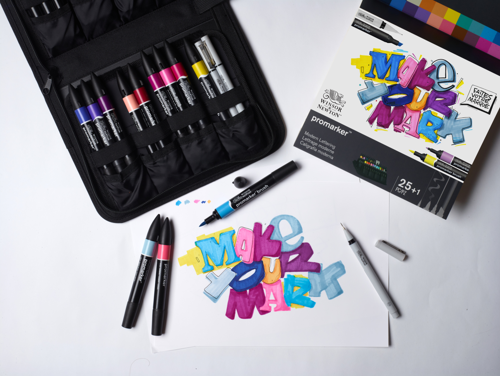 Winsor & Newton Promarker Trousse Mixte Lettrage Moderne