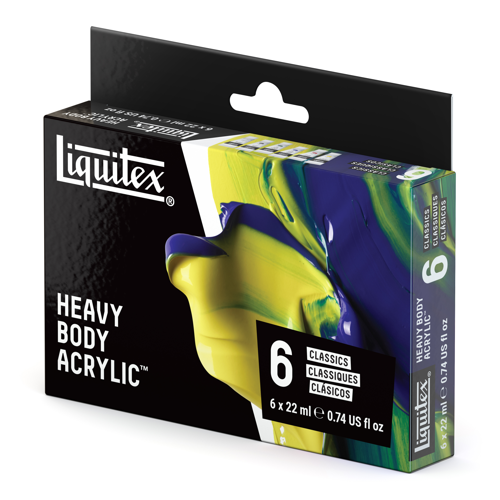 Liquitex Professional Heavy Body Set 6 x 22ml Couleurs Classiques