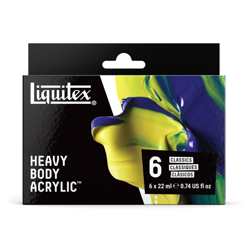 Liquitex Professional Heavy Body Set 6 x 22ml Couleurs Classiques