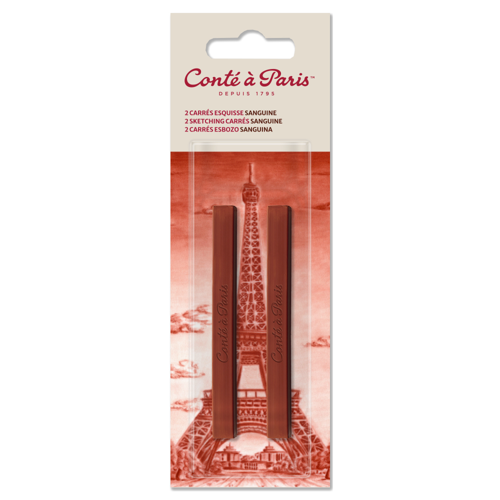 Conté à Paris Blister 2 Carrés Esquisse Sanguine