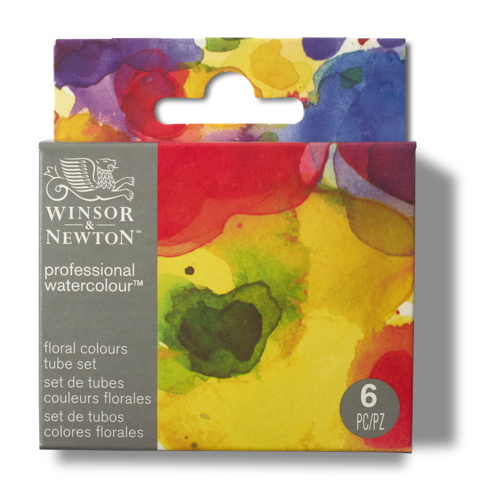Winsor & Newton Professional Watercolour Set 6x5ml Couleurs Florales
